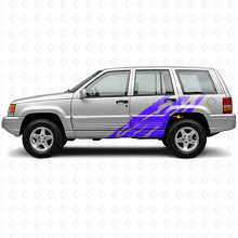 Mud Splash Graphic Side Vinyl Decal for Jeep Grand Cherokee 1993-1998_2