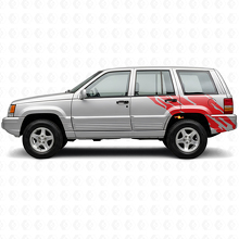 Mud Splash Graphic Rear Side Vinyl Decal for Jeep Grand Cherokee 1993-1998_3