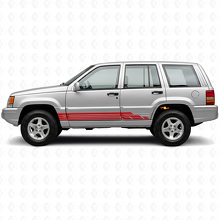 Curved Stripes Side Vinyl Decal Kit for Jeep Grand Cherokee 1993-1998_3