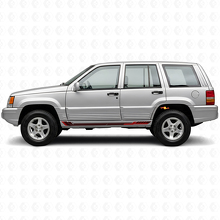 Racing Style Side Stripes Vinyl Decal for Jeep Grand Cherokee 1993-1998_3