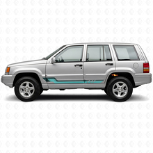 Vintage Style Side Stripes Vinyl Decal for Jeep Grand Cherokee 1993-1998_2