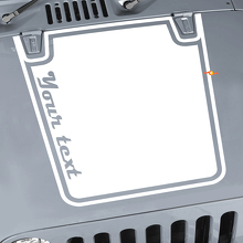 Blackout Graphic Hood Vinyl Decal For Jeep Wrangler CJ YJ TJ JK_2
