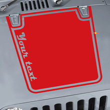 Blackout Graphic Hood Vinyl Decal For Jeep Wrangler CJ YJ TJ JK_3