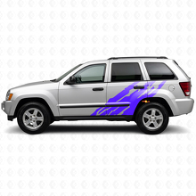 Mud Splash Graphic Side Vinyl Decal for Jeep Grand Cherokee 2005-2010_2