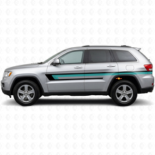 Triple Stripes Door Side Vinyl Decal for Jeep Grand Cherokee 2011-2021_2