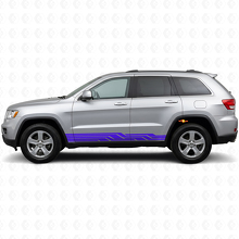 Intertwined Stripes Side Vinyl Decal for Jeep Grand Cherokee 2011-2021_2