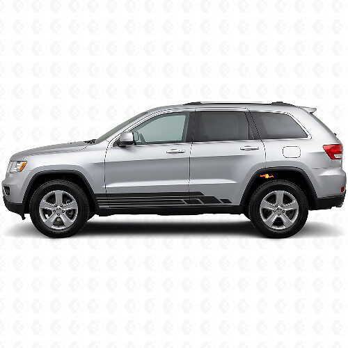 Curved Stripes Side Vinyl Decal Kit for Jeep Grand Cherokee 2011-2021