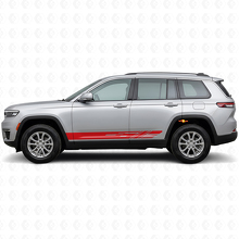 Decorated Side Stripes Vinyl Decal Kit for Jeep Grand Cherokee 2021+_3