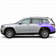 Mud Splash Graphic Rear Side Vinyl Decal for Jeep Grand Cherokee 2021+_2