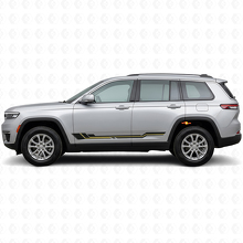 Curved Stripes Rocker Panel Vinyl Decal for Jeep Grand Cherokee 2021+_2