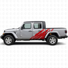 Mud Splash Graphic Side Vinyl Decal for Jeep Gladiator 2020+_3