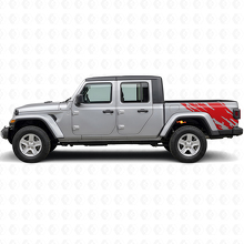 Mud Splash Graphic Rear Side Vinyl Decal for Jeep Gladiator 2020+_3