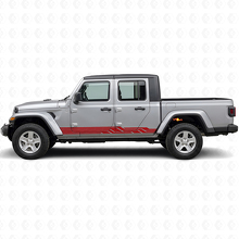 Intertwined Stripes Side Vinyl Decal for Jeep Gladiator 2020+_3