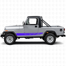Decorated Side Stripes Vinyl Decal Kit for Jeep CJ-8 Scrambler 1981-1986_2