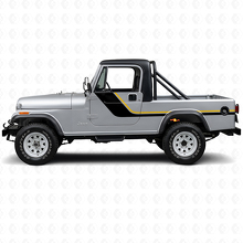 Twin Stripes Side Vinyl Decal for Jeep CJ-8 Scrambler 1981-1986_2