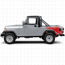 Mud Splash Graphic Rear Side Vinyl Decal for Jeep CJ-8 Scrambler 1981-1986_3