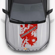 Mud Splash Style Hood Stripes Vinyl Decal for Jeep Compass 2026_3