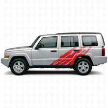 Mud Splash Graphic Side Vinyl Decal for Jeep Commander 2006-2010_3