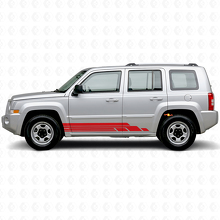 Curved Stripes Side Vinyl Decal Kit for Jeep Patriot 2007-2017_3