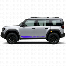 Checkered Curved Side Stripes Vinyl Decal for Jeep Recon 2026+_2