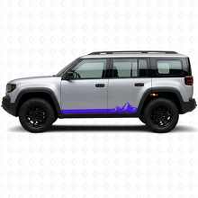 Mountains Thin Stripes Side Vinyl Decal for Jeep Recon 2026+_2