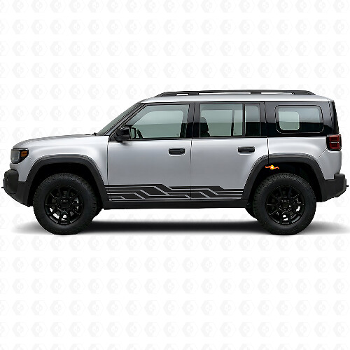 Intertwined Stripes Side Vinyl Decal for Jeep Recon 2026+_1