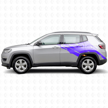 Mud Splash Graphic Rear Side Vinyl Decal for Jeep Compass 2016+_2
