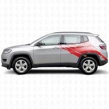 Mud Splash Graphic Rear Side Vinyl Decal for Jeep Compass 2016+_3