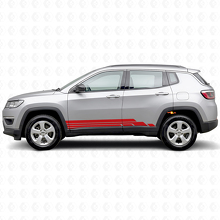 Curved Stripes Side Vinyl Decal Kit for Jeep Compass 2016+_3