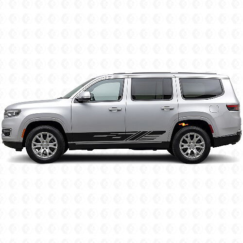 Decorated Side Stripes Vinyl Decal for Jeep Wagoneer 2022+