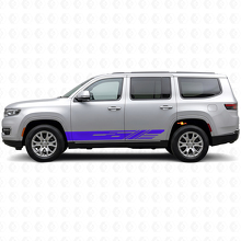 Decorated Side Stripes Vinyl Decal for Jeep Wagoneer 2022+_2