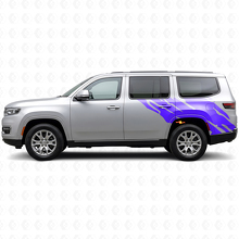Mud Splash Graphic Rear Side Vinyl Decal for Jeep Wagoneer 2022+_2