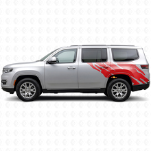 Mud Splash Graphic Rear Side Vinyl Decal for Jeep Wagoneer 2022+_3