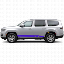 Curved Stripes Side Vinyl Decal Kit for Jeep Wagoneer 2022+_2