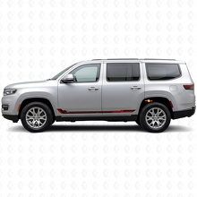 Racing Style Side Stripes Vinyl Decal for Jeep Wagoneer 2022+_3
