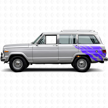Mud Splash Graphic Rear Side Vinyl Decal for Jeep Wagoneer 1963-1991_2