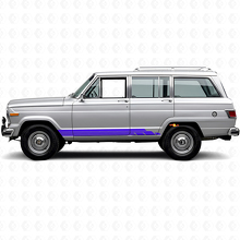Curved Stripes Side Vinyl Decal Kit for Jeep Wagoneer 1963-1991_2