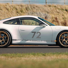 72 Racing Style Side Vinyl Decal 2 for Porsche 911 GT3_2