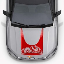 Compass Mountains Style Hood Vinyl Decal for Jeep Compass 2026_2