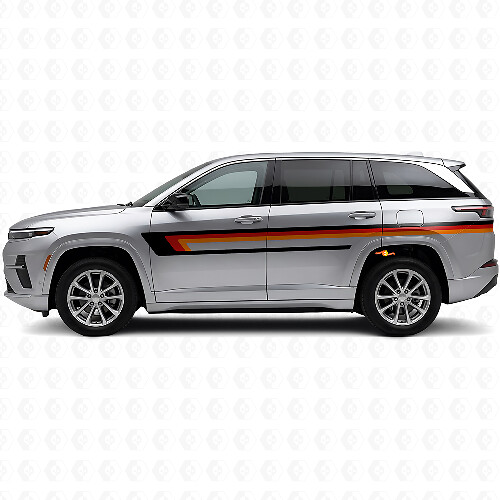 Triple Stripes Door Side Vinyl Decal for Jeep Wagoneer S 2024+_1