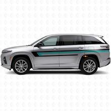 Triple Stripes Door Side Vinyl Decal for Jeep Wagoneer S 2024+_2