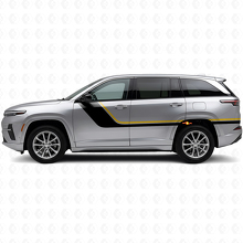 Twin Stripes Side Vinyl Decal for Jeep Wagoneer S 2024+_2