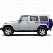 Mud Splash Graphic Rear Side Vinyl Decal for Jeep Wrangler JK 2007-2018_2