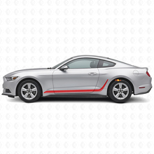 Decorated Stripes Side Vinyl Decal for Musclecar Mustang_3