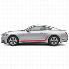 Custom Decorated Stripes Side Vinyl Decal Kit for Musclecar Mustang_3