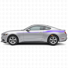 Decorated Side Stripes Vinyl Decal for Musclecar Mustang 2015-20_2
