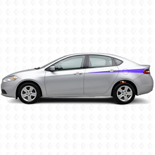 Sharpened Side Stripes Vinyl Decal Kit for Dodge Dart 2013+_2
