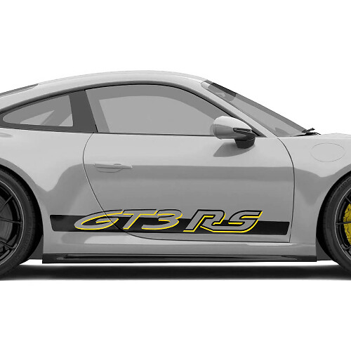 GT3RS Side Stripes Vinyl Decal Kit For Porsche 991 992 GT3RS _1