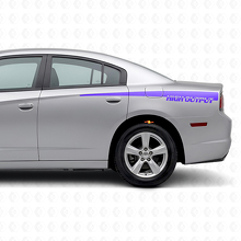 High Output Side Stripes Vinyl Decal for Dodge Charger 2011-2014_2