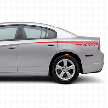 High Output Side Stripes Vinyl Decal for Dodge Charger 2011-2014_3